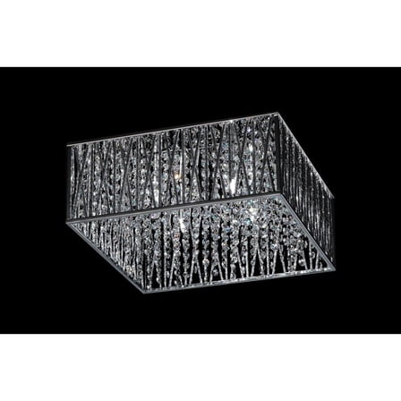 4 Light Flush Mount in Metropolitan Style 16.25 inches Wide By 7.25 inches High Bailey Street Home 372-Bel-1177060