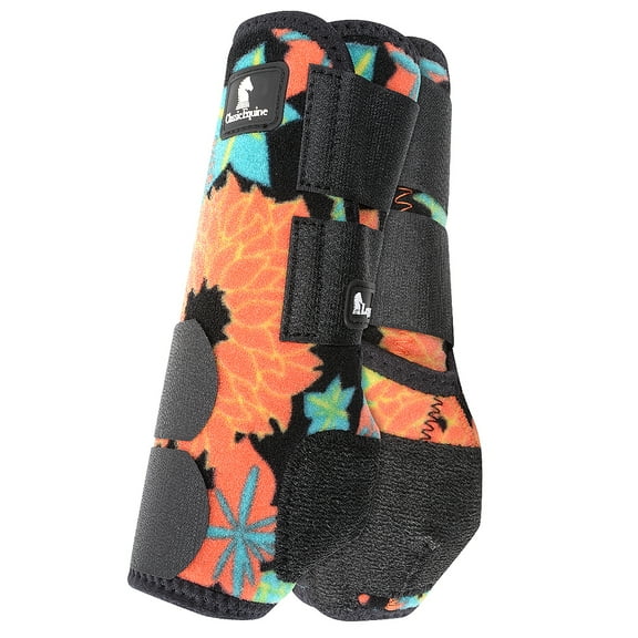 Sml Classic Equine Legacy System Hind Leg Support Horse Sport Boots Coral