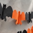 thumbnail image 6 of Halloween 3D Paper Garland, Pumpkin and Bat Patterned, 1 Pack Pre-Assembled, for Haunted House Bar Indoor Outdoor Halloween Party Decoration, 6 of 6