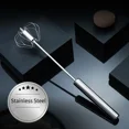 thumbnail image 4 of ‌ Semi-Automatic Manual Egg Beater 304 Stainless Steel Suitable for Small Cake Cream Whipping Tool Baking Tool Rotates by Pressing, 4 of 10