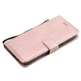 thumbnail image 6 of Nalacover Wallet Case for iPhone 14, Card Slots Holder Magnetic Clasp Premium Luxury PU Leather Flip Folio Cover with Kickstand Wrist Strap Soft Silicone Shockproof Case for iPhone 14,Rosegold, 6 of 6