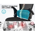 thumbnail image 4 of Silla de oficina TRALT ergonómica con respaldo de 150 kg de capacidad, 4 of 9