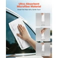 thumbnail image 4 of VEVOR 50 Pack White Microfiber Cleaning Cloth, 12 x 12 in Premium Microfiber Towels, Lint-Free and Scratch-Free, Absorbent Cleaning Rags for Car, Household, Kitchen, Window, SPA, Hotel & Bathroom, 4 of 9