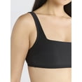 thumbnail image 4 of Free Assembly Women's and Women's Plus Size Square Neck Bikini Top, Sizes XS-1X, 4 of 5