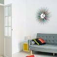 thumbnail image 6 of Ardeola - Medusa Rainbow - 16 in Bohemian Boho Sunburst Wall Clock, 6 of 12