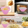 thumbnail image 4 of Food Grade Silicone Popcorn Bowl High Temperature Resistants Foldable Microwave Popcorn Bucket With Lid, Usupdd 2025 Food Grade Silicone Popcorn Bowl, 4 of 6