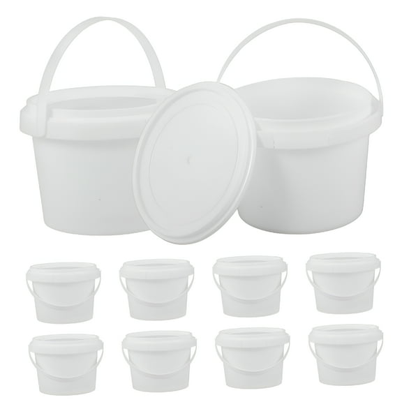 ACDANC 10Pcs Reusable Ice Cream Containers Homemade Ice Cream Box Stackable Storage Containers