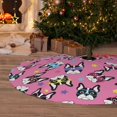 thumbnail image 6 of Yiaed Colorful Cute French Bulldog Print Christmas Tree Skirt , Tree SkirtsTree Mat for Christmas Winter Holiday Indoor Decorations-36", 6 of 7