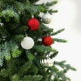 thumbnail image 2 of Holiday Time 45-Count Shatterproof Ornaments-Red/Silver/White, 2 of 5