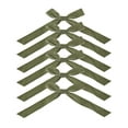 thumbnail image 1 of FRAÎCHE Christmas 6 Count Velvet Bow Set, Green, 1 of 5