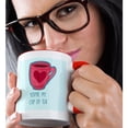 thumbnail image 2 of 3drose, You Are My Cup of Tea Cute Love Quotes, 15oz Two-tone Red Mug, 2 of 6