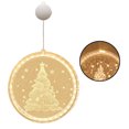 thumbnail image 2 of Inteprter Lámpara colgante 3D, decoración navideña para el hogar, lámpara LED de cadena, diseño único de vacaciones, ventana, luz de Navidad para Iluminación navideña árbol de Navidad Inteprter HA001724-04B, 2 of 6
