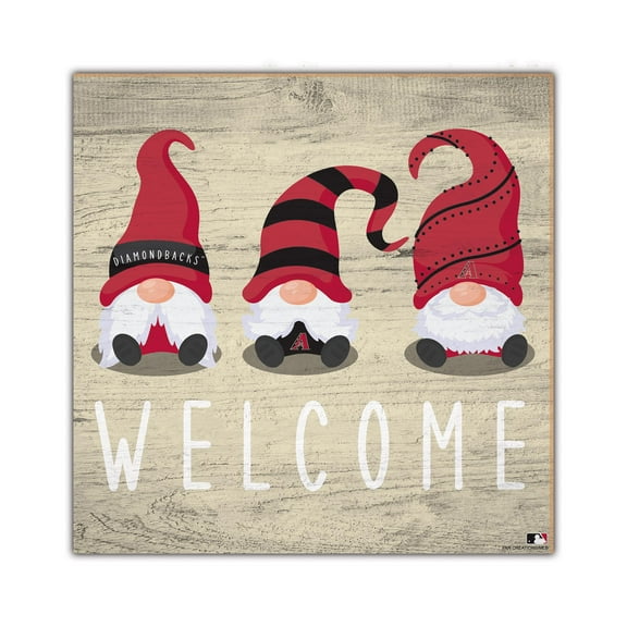 Arizona Diamondbacks 10'' x 10'' Welcome Gnomes Sign