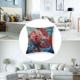 thumbnail image 5 of nygtbtfer Fish Pillow Cover Ocean Tropical Throw Pillow Case Square Linen Home Decor for Sofa Decorative Pillowcase White, 5 of 7