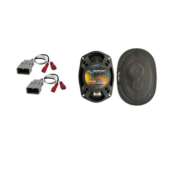 Fits Acura Vigor 1992-1994 Rear Deck Replacement Speaker Harmony HA-R69 Speakers
