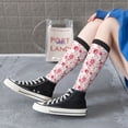 thumbnail image 3 of Lsque Rose Flowers Printed Crew Socks Men's Women's LightWeight Thin Casual Calf Socks ,Knee High Socks,Cotton Socks, 3 of 9