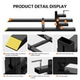 thumbnail image 6 of Yesurprise Pallet Forks 60" 4000 Lbs Max Clamp On Tractor Bucket Forks Heavy Duty Front Loader Forks Fork Attachment for Skid SteerLoader Bucket, 6 of 8