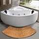 thumbnail image 5 of Alfombra de baño de espuma con diseño en relieve, antideslizante, absorbente y lavable para ducha y baño, suave y cómoda para zonas húmedas. Aestivo | Gris | AESTIVO, 5 of 6