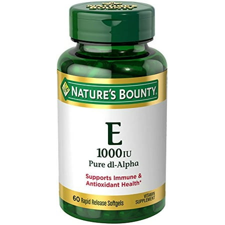 UPC 643950749751 product image for 4 Pack - Nature's Bounty Vitamin E 1000 IU Pure dl-Alpha, 60 Softgels Each | upcitemdb.com