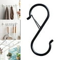 thumbnail image 3 of BUYISI S Hooks Hanger Rack Hanger Rack Heavy Duty Metal For Bags Cups Clothes Silver, 3 of 4