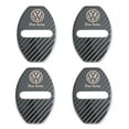 thumbnail image 1 of 4pcs/set Car Door Lock Protective Cover Anti-scratch Sticker For 4 Motion MTM Blue Motion Touran Tiguan GTI R Line R3 carbon fiber-VW, 1 of 6