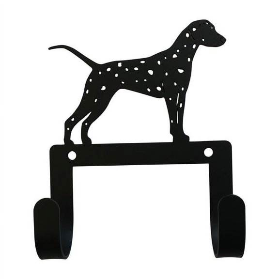 Village Wrought Iron WH-LC-331 Dalmatian Leash & Collar Wall Hook