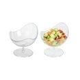 thumbnail image 2 of Mini Serve 2 oz Round Clear Plastic Ball Chair - 2 3/4" x 2 3/4" x 2 3/4" - 100 count box, 2 of 11