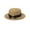 Khaki, variant on Womens Mens Wide Brim Straw Panama Hat Fedora Summer Beach Sun Hat UPF Straw Hat for Women, Pink