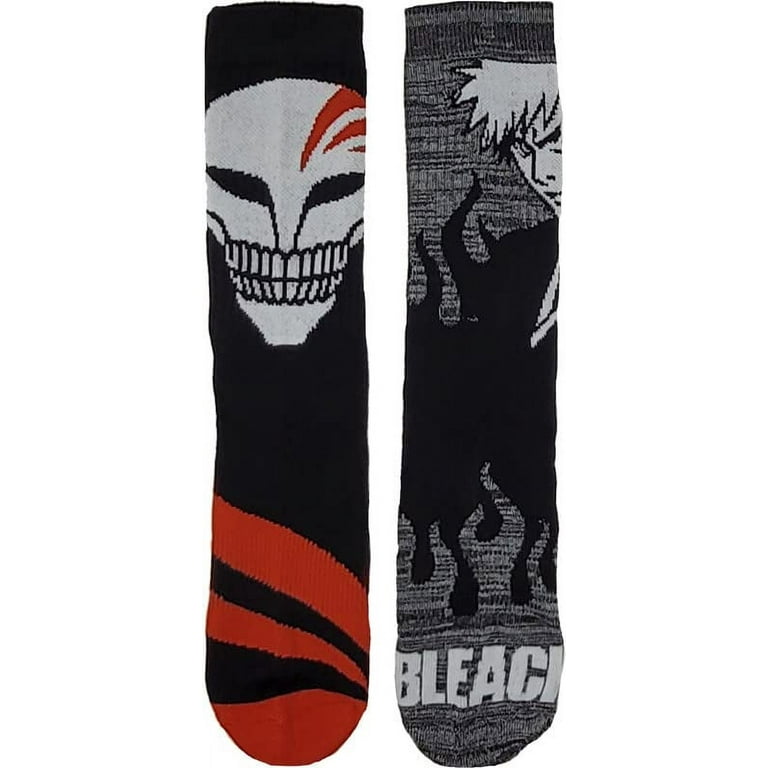  Ripple Junction Bleach Adult Anime Crew Sock 2 Pack Ichigo and  Hollow Mask Officially Licensed : Clothing, Shoes & Jewelry
