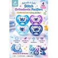 thumbnail image 3 of Disney Stitch 4pk Pacifier, BPA FREE, 3 of 3