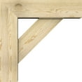 thumbnail image 3 of Ekena Millwork 8"W x 28"D x 28"H Traditional Block Rough Sawn Bracket w/ Offset Brace, Douglas Fir, 3 of 25