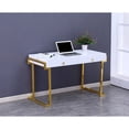 thumbnail image 2 of Best Master Juneau Modern 2-Drawer Engineered Wood Computer Desk in Gold, 2 of 4
