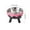 🔥 Multicolor_New#16609, variant on Stainless Steel Cat Food Bowl | No Slip Non Tip Pet Bowl | Double Layer Design for Cleanliness | Multi-Use for Food & Water | Large Capacity | Easy Clean | 14.2x9cm | 1 Pack