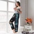 thumbnail image 5 of Sikiie Wave Sailboat Shark Women’s Ultra-Soft Comfy Lounge Pants Sleepwear Comfy Lounge Pants Drawstring Sleep Bottoms with PocketsX-Large, 5 of 6