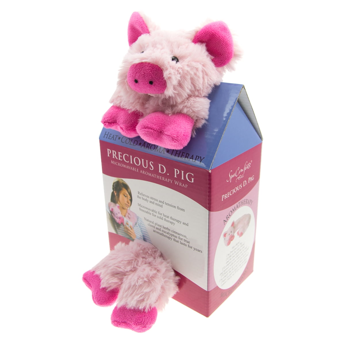 Hot/Cold AromaTherapy Neck Shoulder Wrap Reusable Microwave Heating Pad Warmer