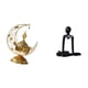 thumbnail image 5 of Candelabro antiguo, escultura decorativa para sala de estar, chimenea, hogar, mesa, adorno, estatua, armario, dormitorio, estantería., 5 of 8