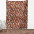 thumbnail image 3 of Ambesonne Waves Fabric by the Yard Upholstery, Abstract Curvy Lines, 10 Yards, Multicolor, 3 of 4