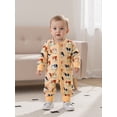 thumbnail image 5 of BemeyourBBs Western Cowboy Outfits Baby Boy Cow Printed Romper Long Sleeve Fall Zipper Jumpsuits Newborn Fall Winter Spring Clothes, 5 of 9