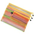 thumbnail image 2 of MasteelfCA 3Pcs Colorful File Pockets Nylon Mesh Zipper File Storage Bags Documents Organizer Pouch, 2 of 7