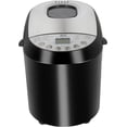 thumbnail image 2 of Bread Maker with 19 Pre-Programmed Menus including Gluten free, 3 Crust Colors, LCD Display, and 550W Power, Stainless Steel top- Model AMI-BM3-550WDx (Black & Steel), 2 of 5