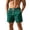 Green_001, variant on 5 Inch Linen Shorts for Men - Casual Elastic Waist Drawstring Shorts Summer Lightweight Beach Shorts with Pocket Khaki XXL