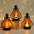 thumbnail image 1 of Happy date Halloween Pumpkin Lights-Halloween Pumpkin Lantern Skull Led Light Portable-with Battery for Ghost Party- Bar Party Atmosphere Props, Christmas Decoration, 1 of 7