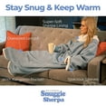 thumbnail image 5 of Snuggie Sherpa, Dusty Blue, 5 of 6
