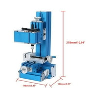 Metal Mini Turning Lathe Machine 24W Motorized Metalworking DIY Tool For Hobby Modelmaking (Lathe Machine)