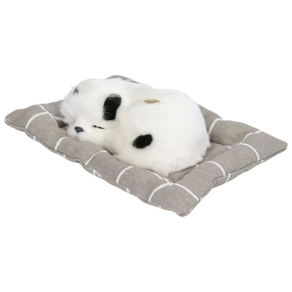Plush Stuffed Dog Toy, Cute 7.1 X 5.3in Lifelike Electronic Sleeping Dog Doll Sound For Kids Gift Dalmatian