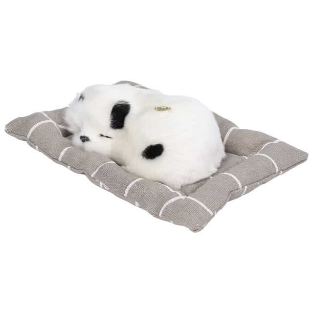 Haga Que El Sonido Duerme El Perro COJín De Tela Adorno De Regalo Especial Adornos De Felpa Juguete Simulación Pequeño Make Sound Dog Toy Peluche De Plás