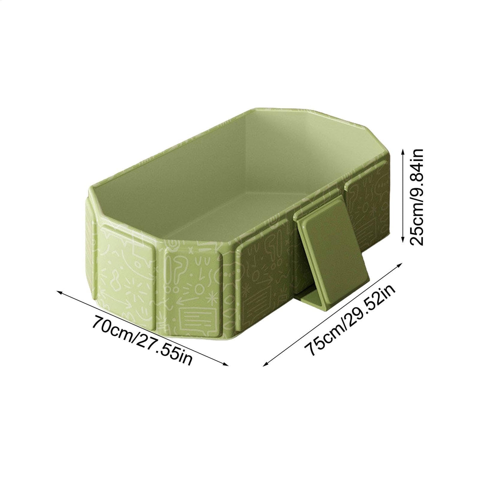 Foldable Bathtub,Collapsible tub Small Bathtub for Bathing, Portable Bathtub for Tub, Ideal for Small Spaces, Easy Storage for Small Spaces, Effortless Folding Bathtub