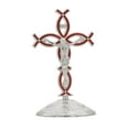 thumbnail image 4 of Figura de cruz de pie, estatua de cruz para la encimera de la chimenea de Acción de Gracias Plata Rojo, 4 of 9
