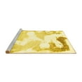 thumbnail image 2 of Ahgly Company Machine Washable Indoor Rectangle Abstract Yellow Modern Area Rugs, 6' x 9', 2 of 4