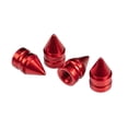 thumbnail image 3 of 4x Pointed Spike Bullet Valve Stem Cap Cover Tire Wheel Aluminum Car/Truck Small, 3 of 3